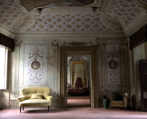 interno della Villa Siotto Pintor